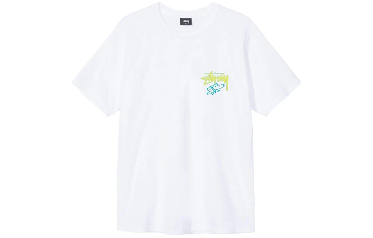 商品[国内直发] STUSSY|Super Bloom Tee 背后大Logo印花短袖美式复古T恤 男女同款,价格¥646,第7张图片详细描述