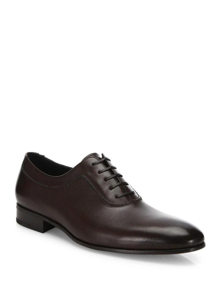 商品Salvatore Ferragamo|Salvatore Ferragamo - Farnese Lace Up Leather Shoes,价格¥3576,第1张图片