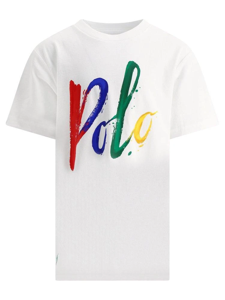 商品Ralph Lauren|Ralph Lauren Kids Logo Printed Crewneck T-Shirt,价格¥198,第1张图片