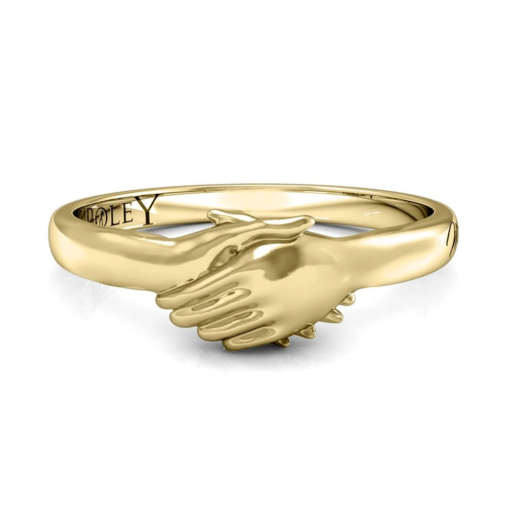 商品SSELECTS|Ted Poley Miss Your Touch Hand In Hand Ring In 10K Yellow Gold,价格¥1429,第1张图片