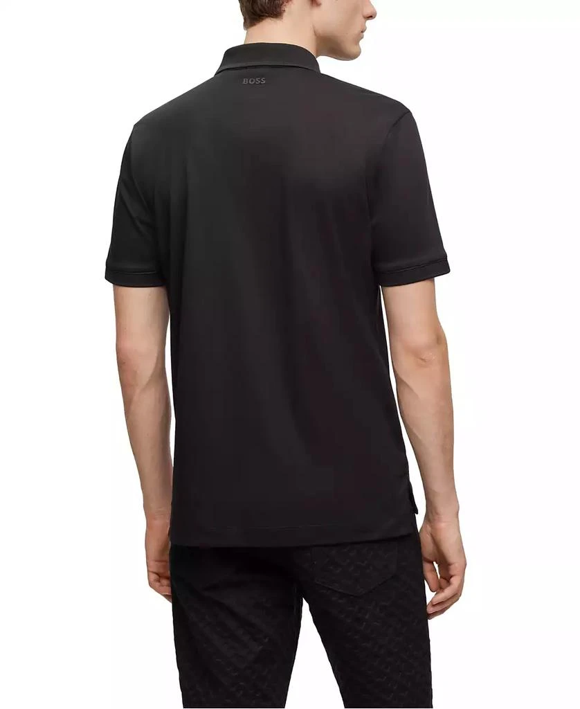 商品Hugo Boss|Men's Zip Placket Polo Shirt,价格¥798,第2张图片详细描述