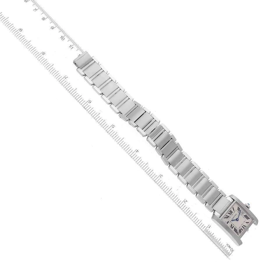 Cartier Tank Francaise Midsize Silver Dial Steel Ladies Watch W51011Q3 25 x 30 mm 商品