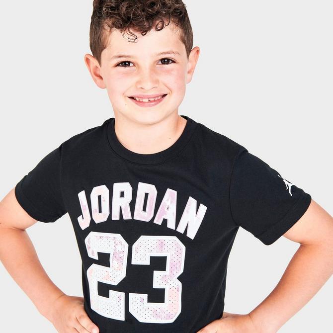 Little Kids' Air Jordan Retro Sport DNA T-Shirt and Shorts Set商品第5张图片规格展示