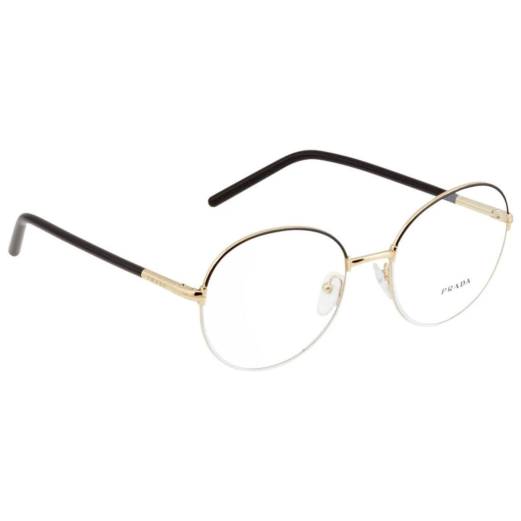 商品Prada|Prada Demo Round Ladies Eyeglasses PR 55WV 07I1O1 53,价格¥714,第1张图片