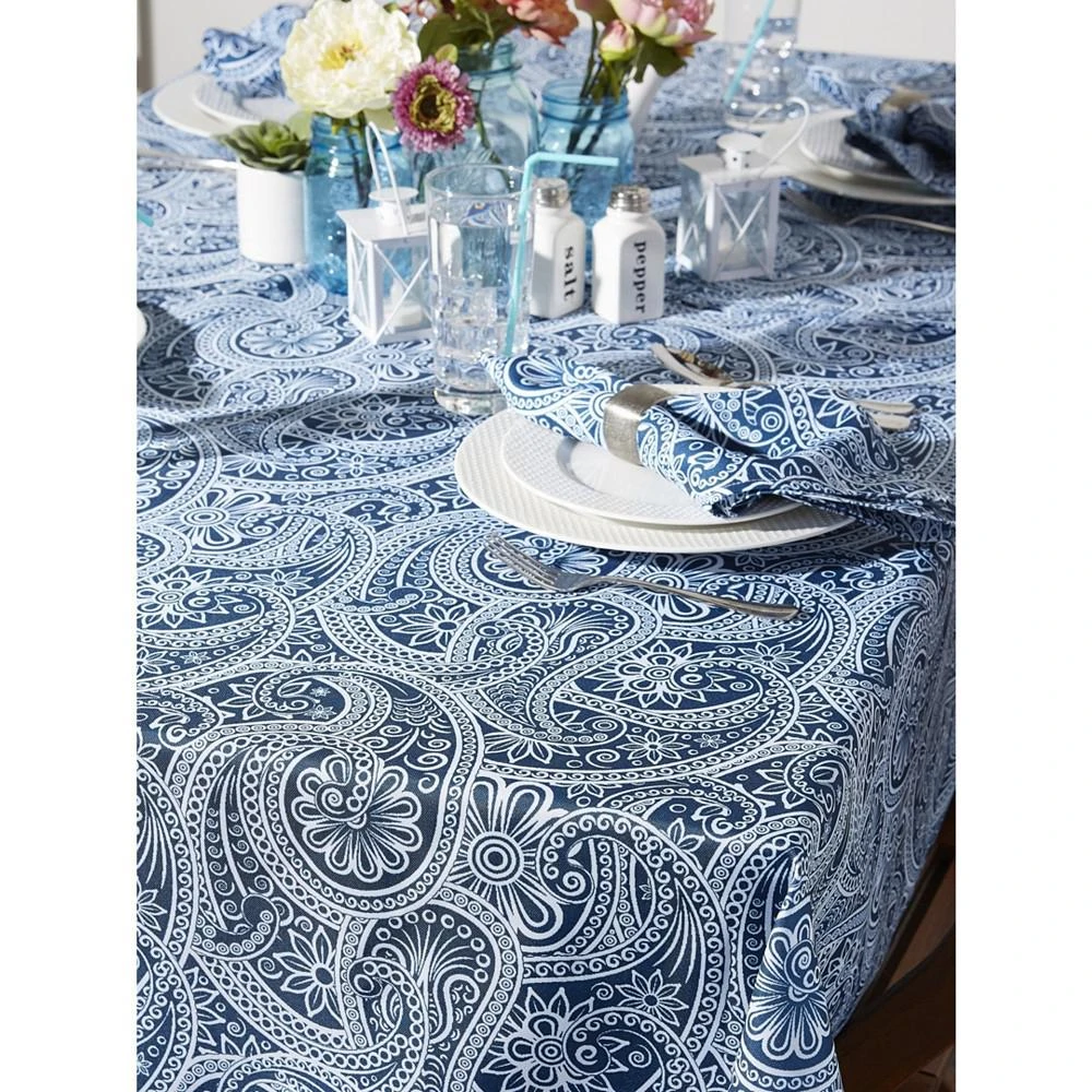 商品Design Imports|Paisley Print Outdoor Tablecloth, 60" x 84",价格¥309,第4张图片详细描述