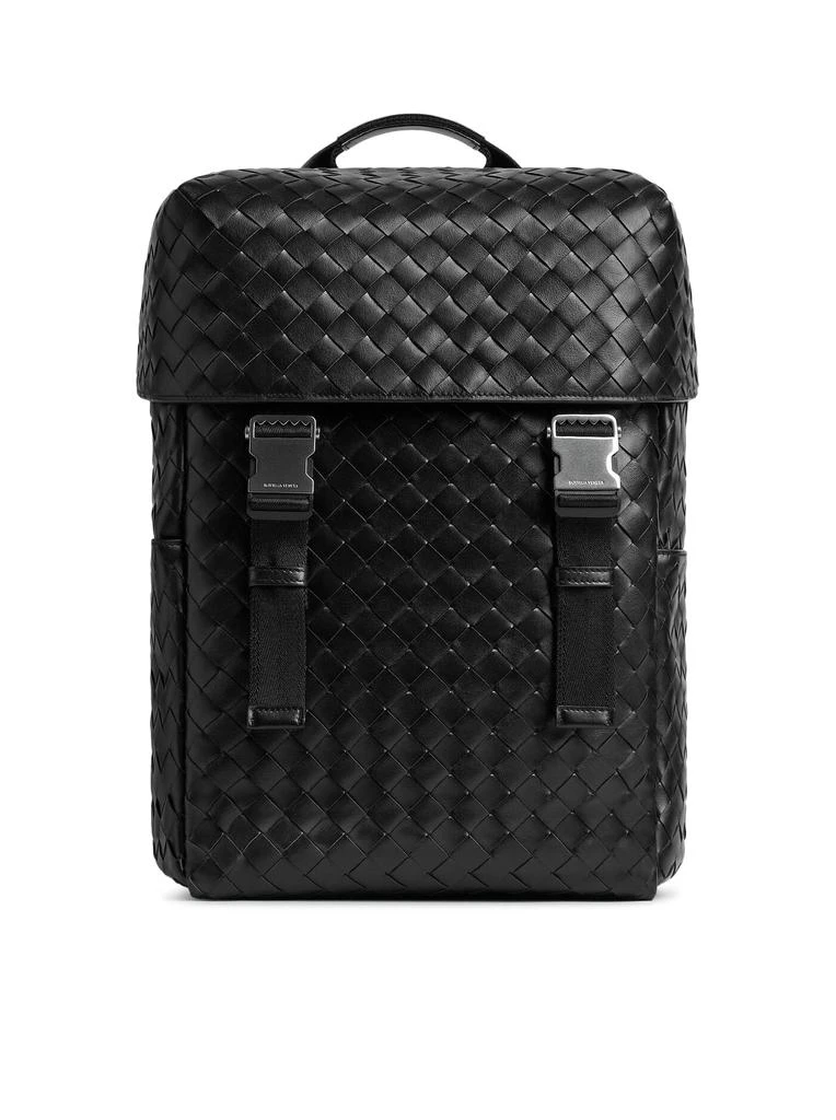 商品Bottega Veneta|Intrecciato Flap Backpack,价格¥29745,第1张图片
