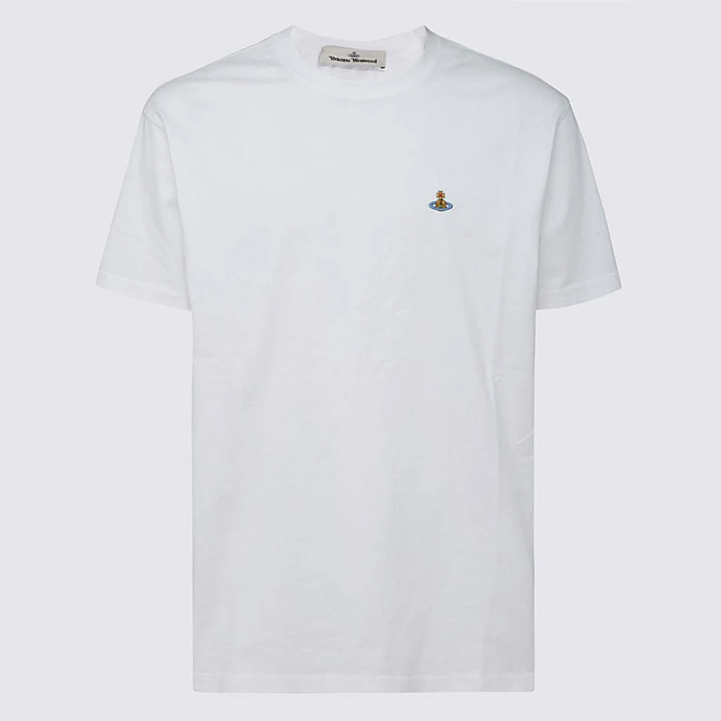 商品Vivienne Westwood|VIVIENNE WESTWOOD WHITE ORGANIC COTTON T-SHIRT,价格¥743,第1张图片