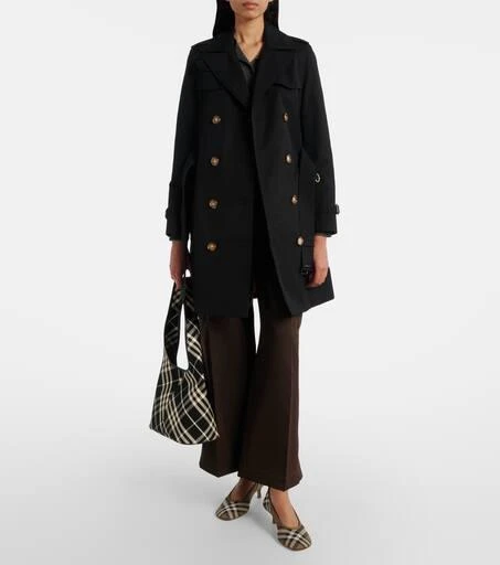 商品Burberry|Waterloo棉质华达呢风衣,价格¥24221,第2张图片详细描述