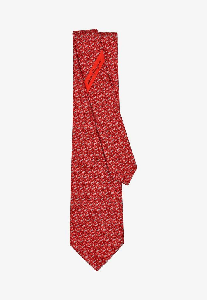 商品Salvatore Ferragamo|Prisco Print Silk Tie,价格¥1359,第2张图片详细描述