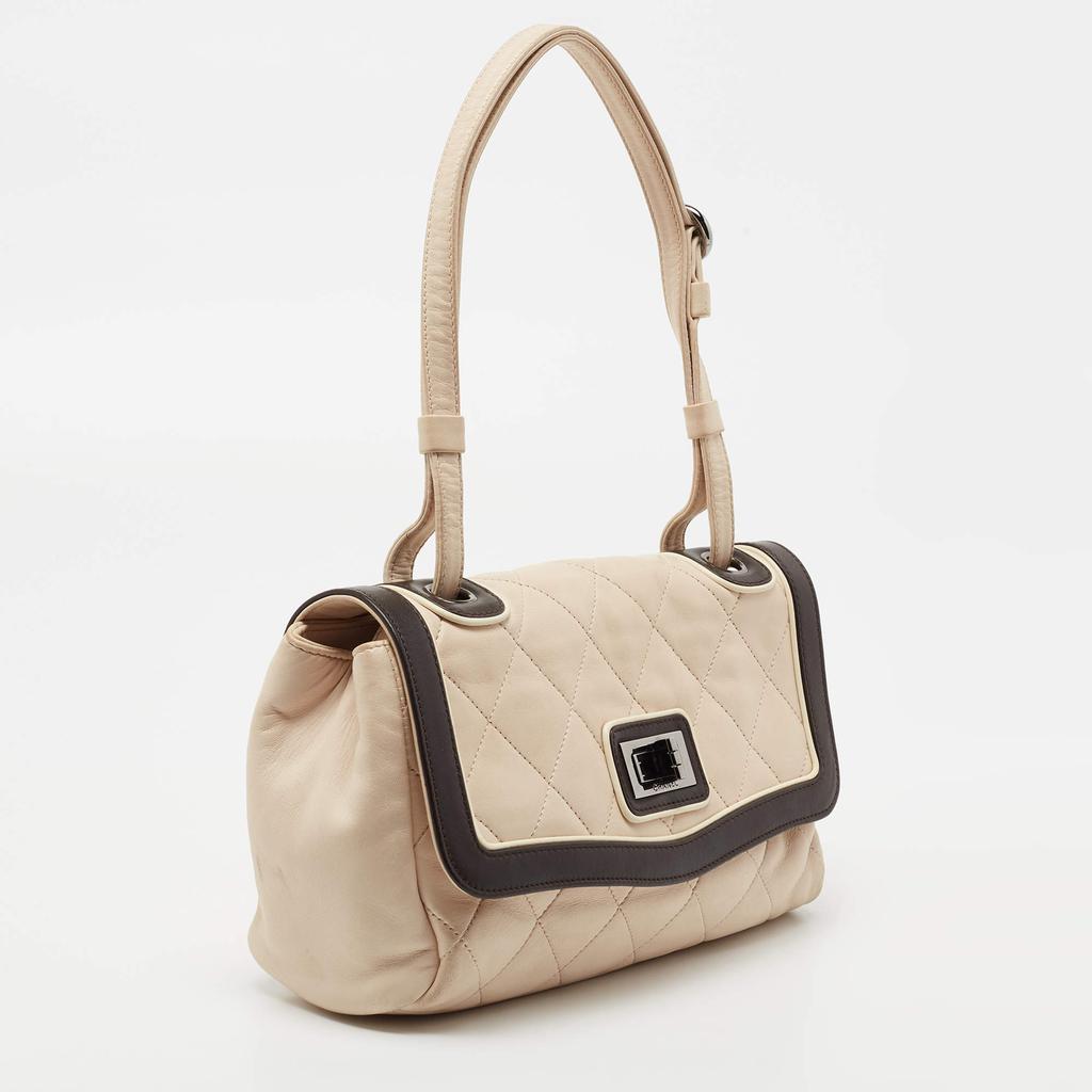 Chanel Beige/Brown Quilted Leather Reissue Shoulder Bag商品第3张图片规格展示