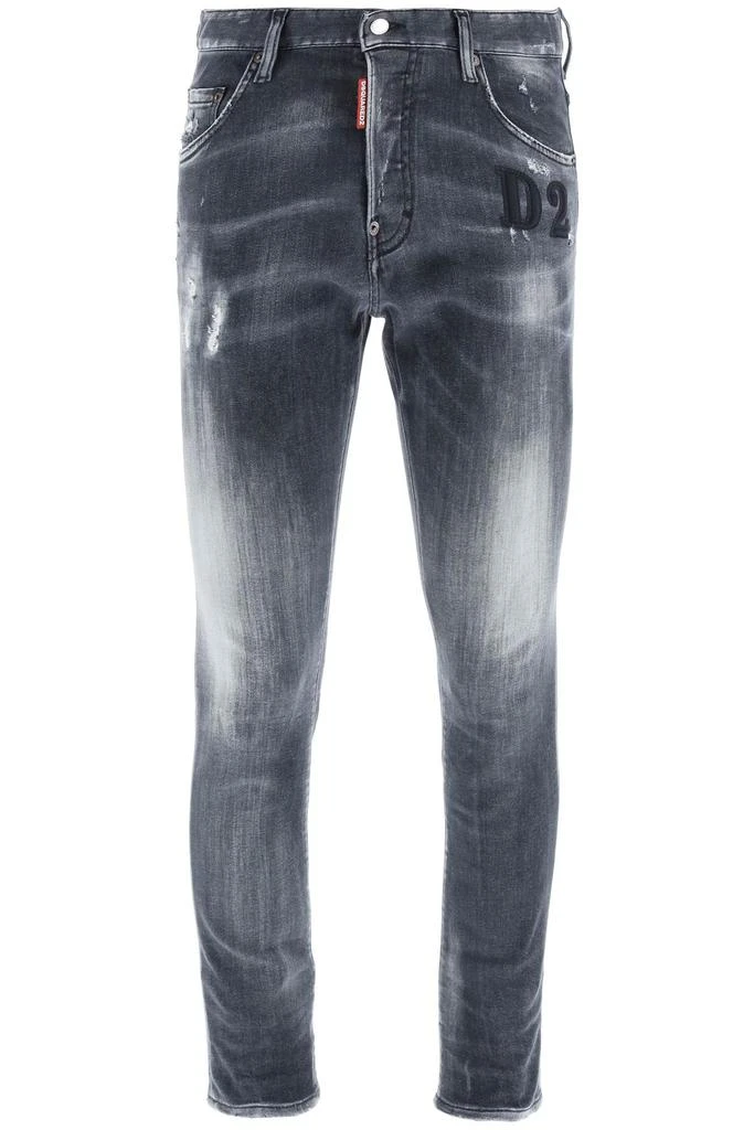 商品DSQUARED2|Dsquared2 black clean wash skater jeans,价格¥2959,第1张图片