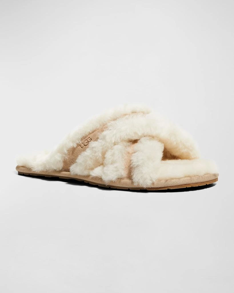 商品UGG|Scuffita Crisscross Shearling Slippers,价格¥344,第2张图片详细描述