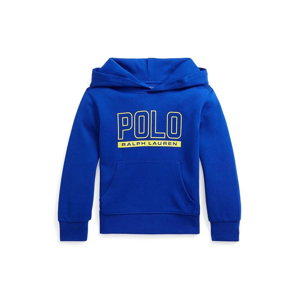 商品Ralph Lauren|Toddler Boys Logo Double Knit Hoodie,价格¥193,第1张图片