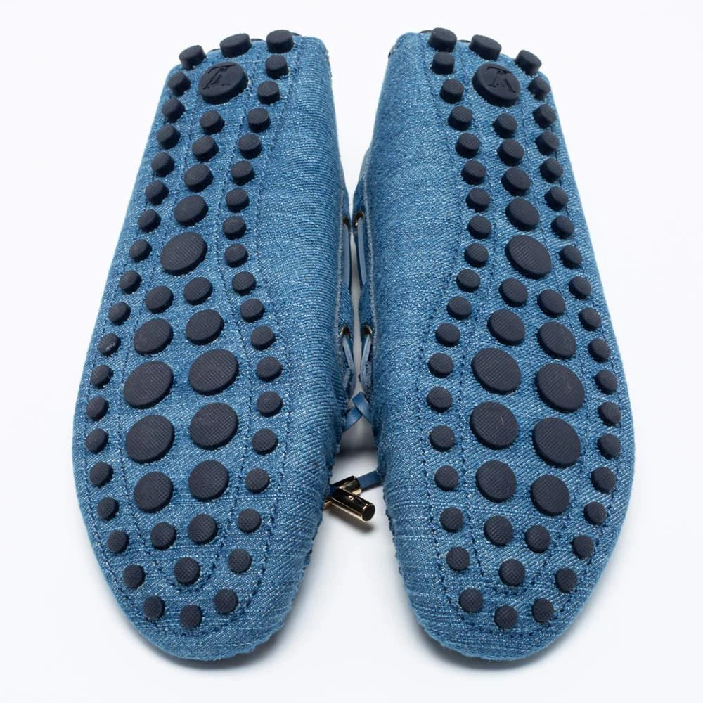 Louis Vuitton Blue Monogram Denim Gloria Loafers Size 36.5 商品