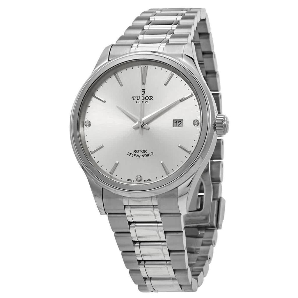 Tudor Style Automatic Diamond Silver Dial Mens Watch M12700-0003商品第1张图片规格展示