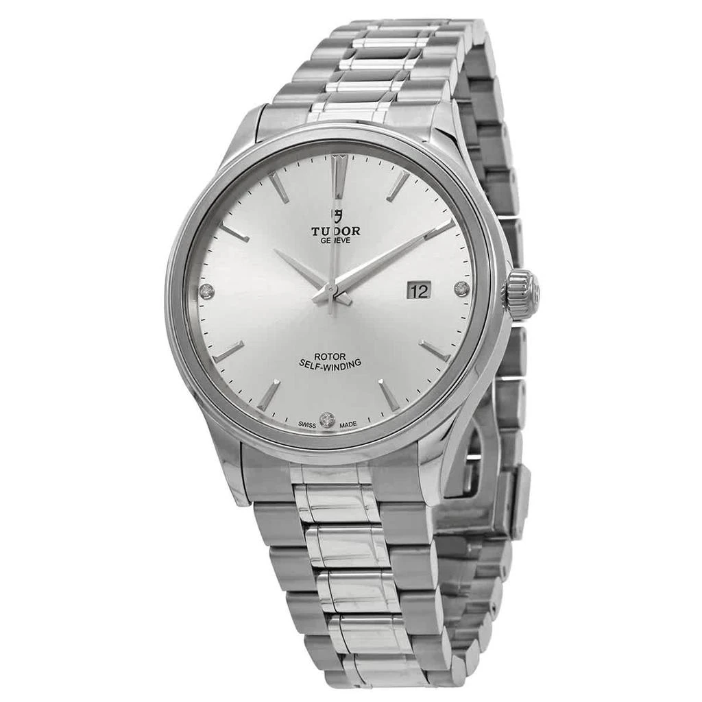 商品Tudor|Tudor Style Automatic Diamond Silver Dial Mens Watch M12700-0003,价格¥16997,第1张图片