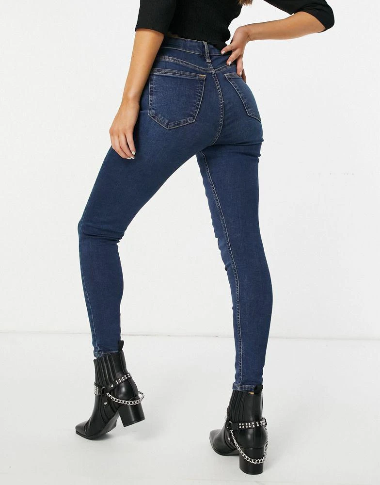 商品Topshop|Topshop Jamie jeans in indigo,价格¥144,第2张图片详细描述