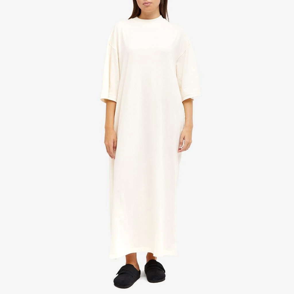 商品Essentials|Fear of God ESSENTIALS Essentials 3/4 Sleeve Dress - Cloud Dancer,价格¥328,第2张图片详细描述