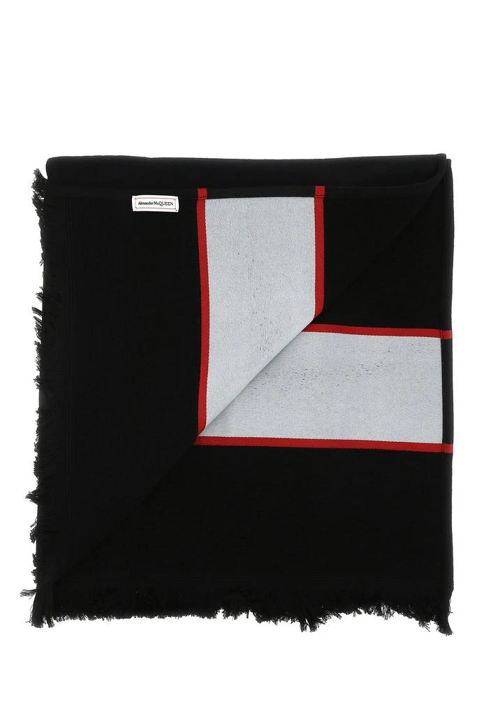 商品Alexander McQueen|Black cotton travel blanket,价格¥1602,第1张图片