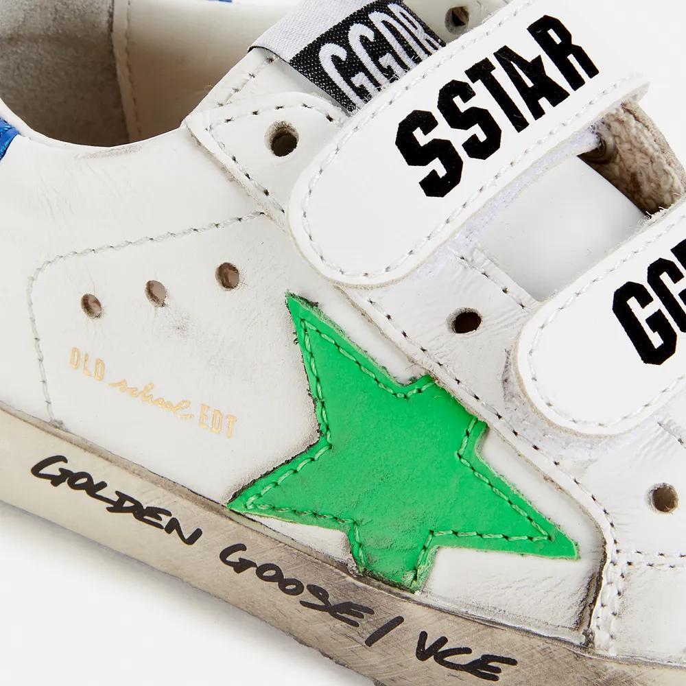 商品Golden Goose|Golden Goose Toddlers' Leather Upper Stripes Star And Heel Signature Foxing Trainers,价格¥1780,第6张图片详细描述