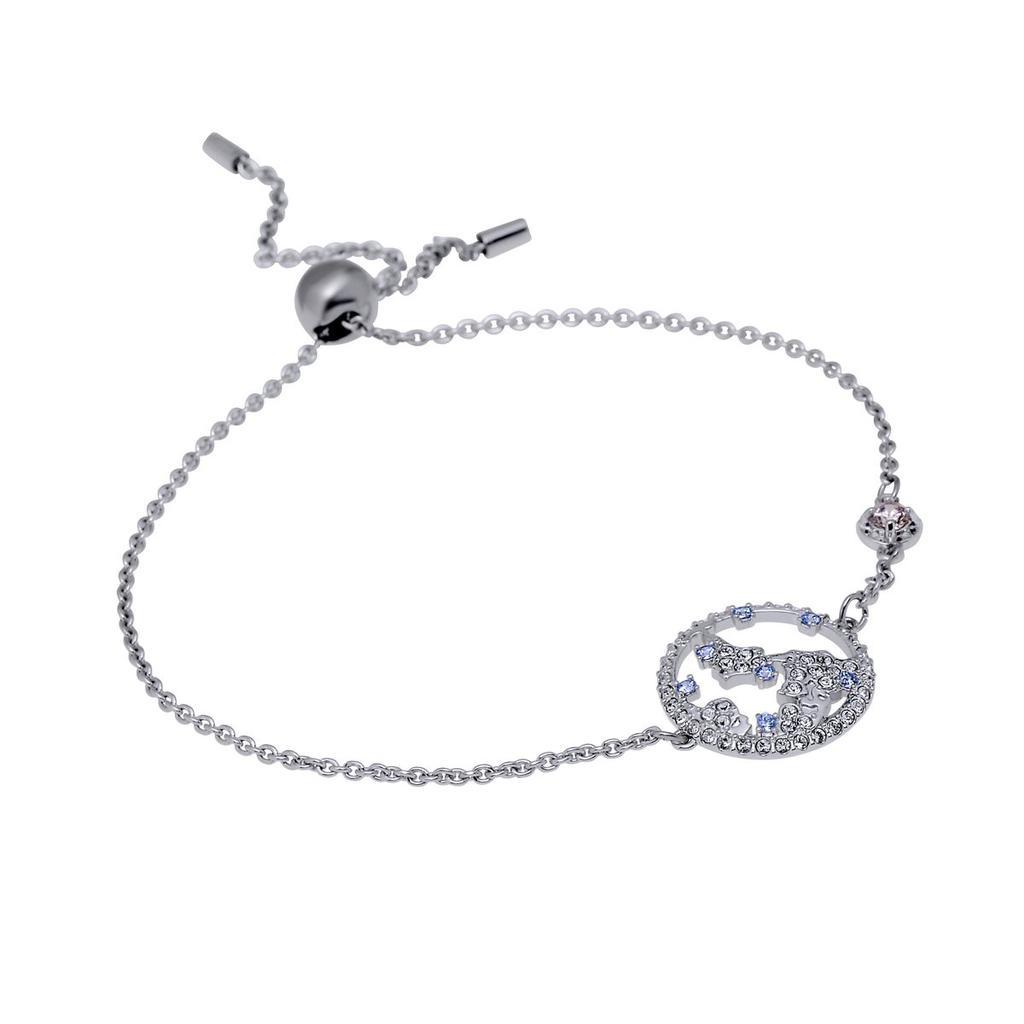 商品Swarovski|Swarovski Travel Rhodium-Plated And Crystal Charm Bracelet 5530816,价格¥511,第1张图片
