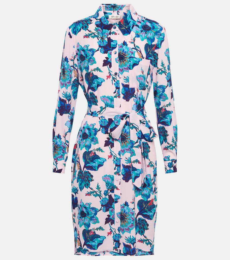 商品Diane von Furstenberg|Prita floral-print shirt minidress,价格¥3539,第1张图片