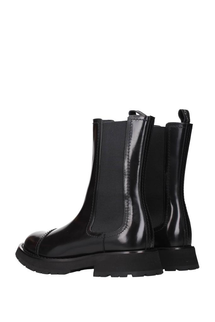 商品Alexander McQueen|Ankle Boot Leather Black,价格¥4207,第6张图片详细描述