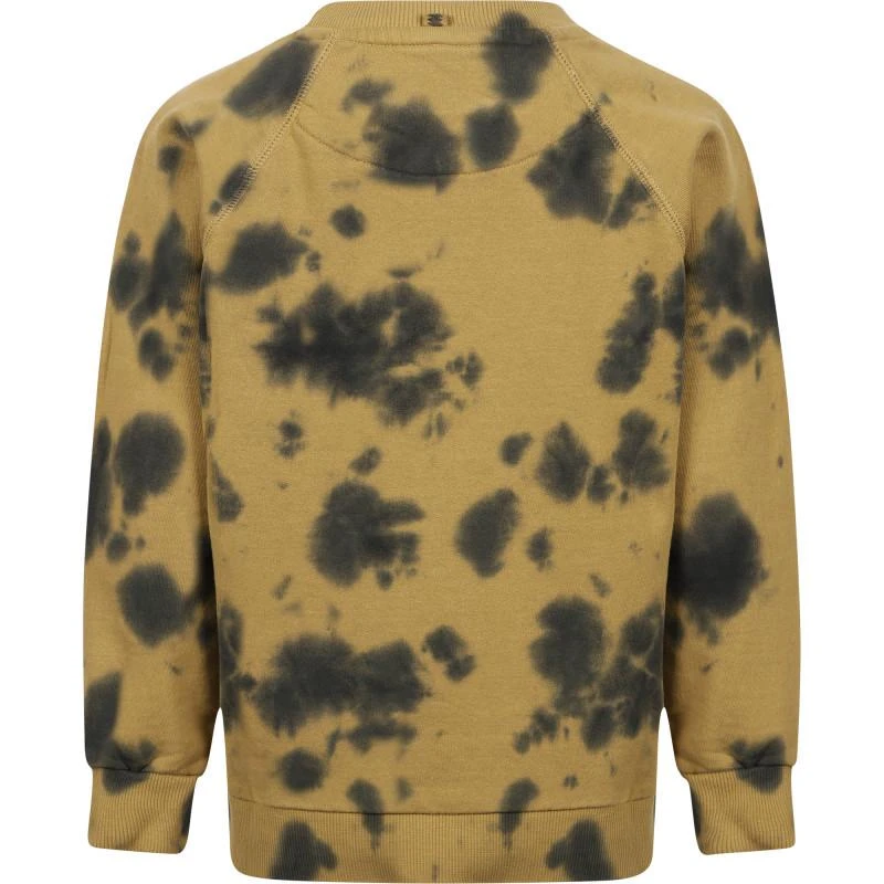 商品Munster|Tie dye spots cotton sweatshirt in light brown,价格¥590,第2张图片详细描述