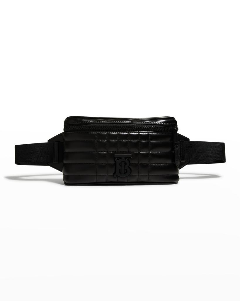 商品Burberry|Men's Quilted Lambskin Cube Bum Belt Bag,价格¥9533,第1张图片