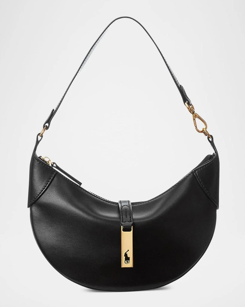 商品Ralph Lauren|Polo ID Mini Calfskin Shoulder Bag,价格¥3871,第1张图片