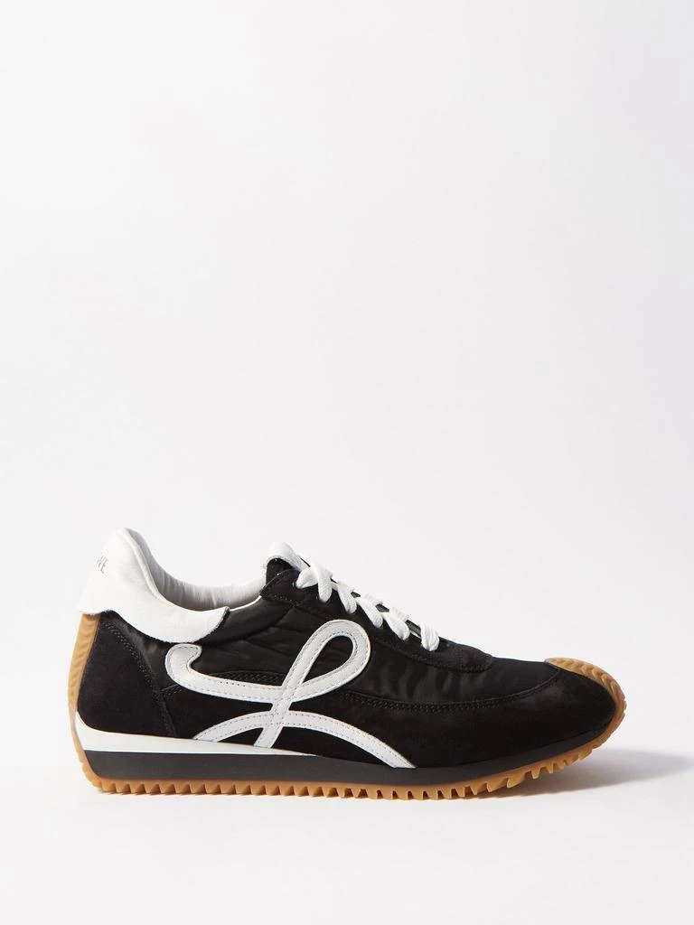 商品Loewe|Flow Runner nylon and suede trainers,价格¥3954,第1张图片