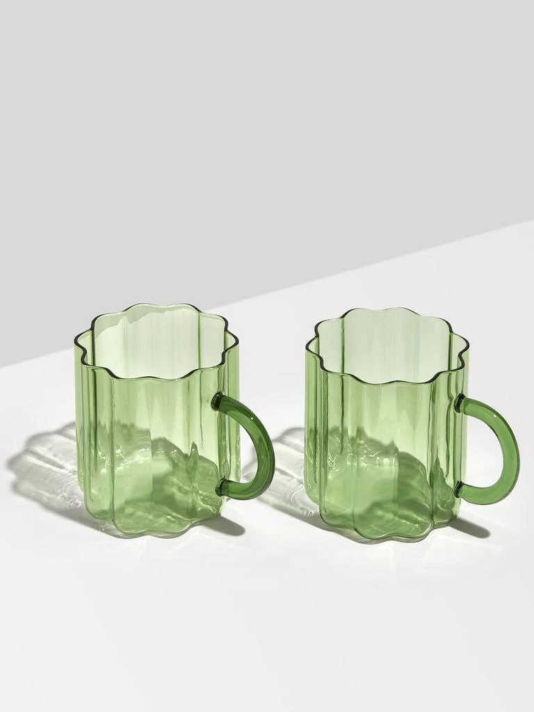 商品FAZEEK|Set Of 2 Wave Mugs,价格¥689,第2张图片详细描述