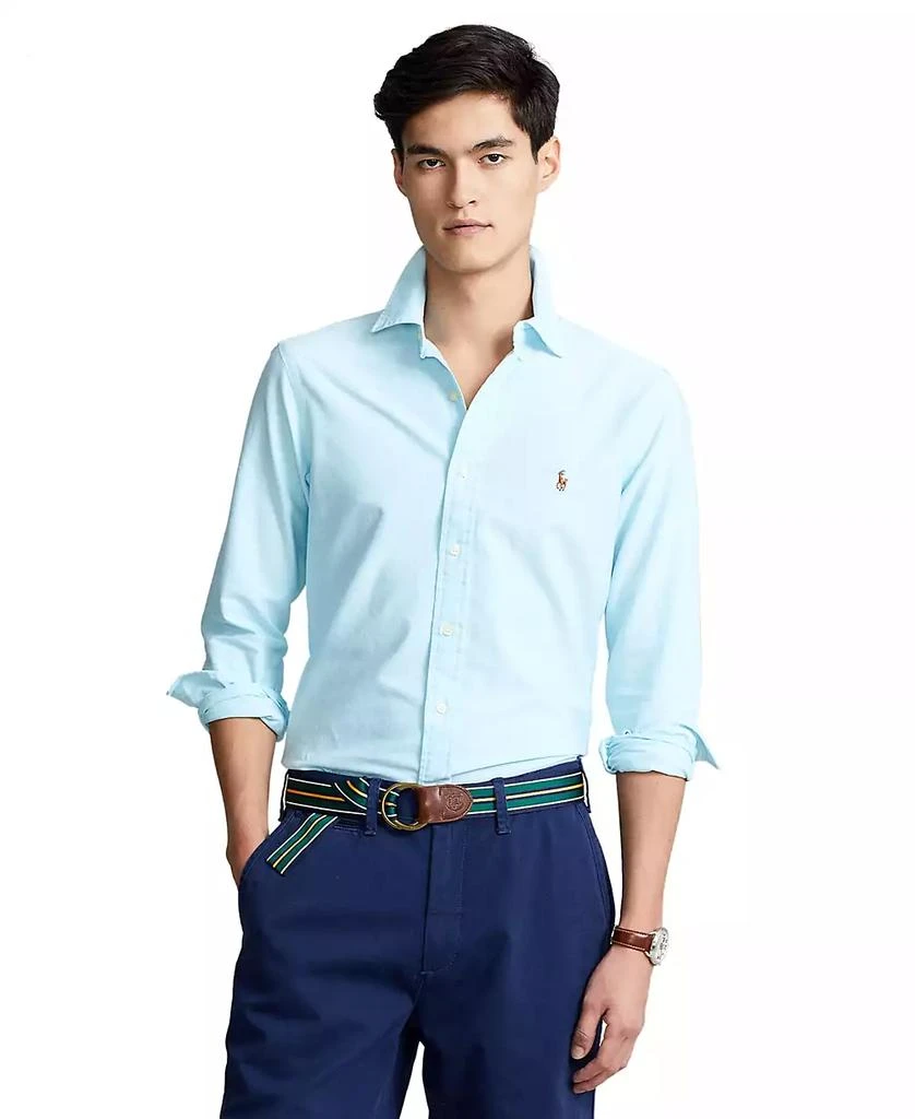 商品Ralph Lauren|Men's Classic Fit Long Sleeve Oxford Shirt,价格¥949,第1张图片