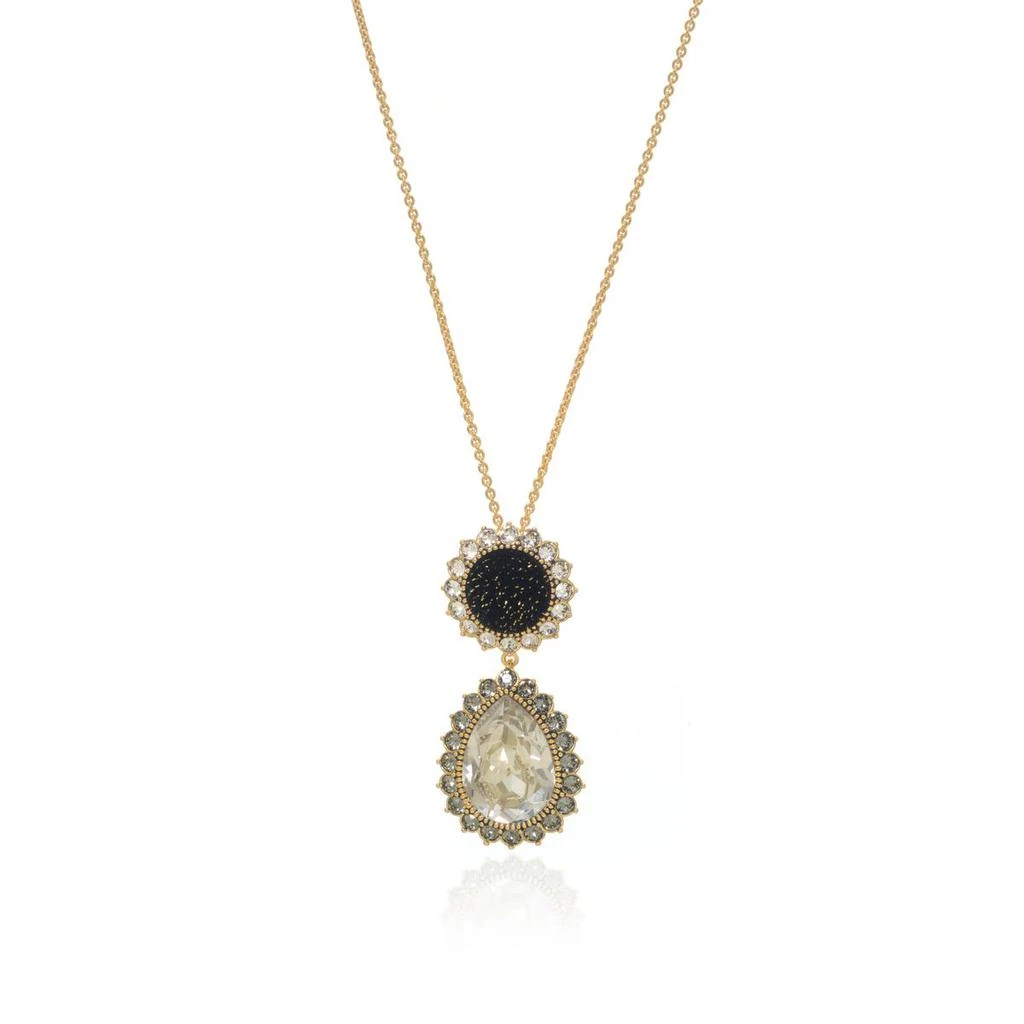 商品Swarovski|Swarovski Millennium Gold Tone Velvet And Crystal Necklace 5484172,价格¥540,第1张图片