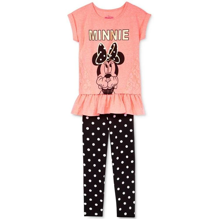 商品Disney|'s® Minnie Mouse 2-Pc. Tunic & Leggings Set, Toddler & Little Girls (2T-6X),价格¥72,第2张图片详细描述