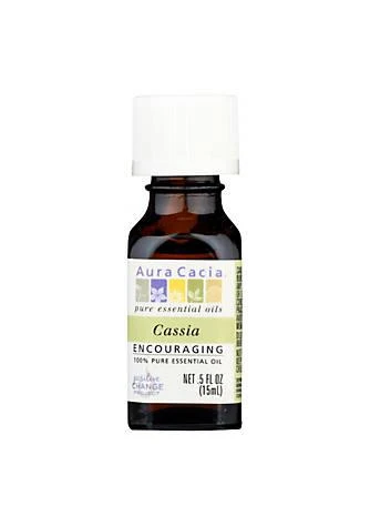 商品Aura Cacia|Cacia Pure Essential Oil Cassia Bark   0.5 Fl Oz,价格¥111,第1张图片