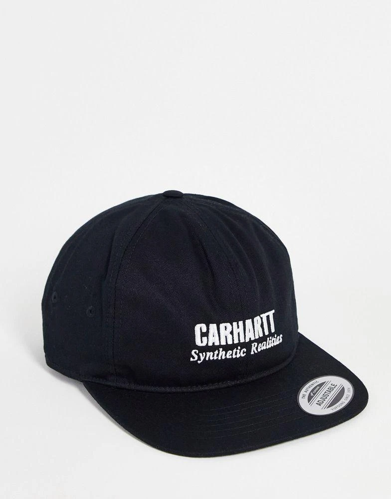 商品Carhartt|Carhartt WIP synthetic realities cap in black,价格¥232,第1张图片