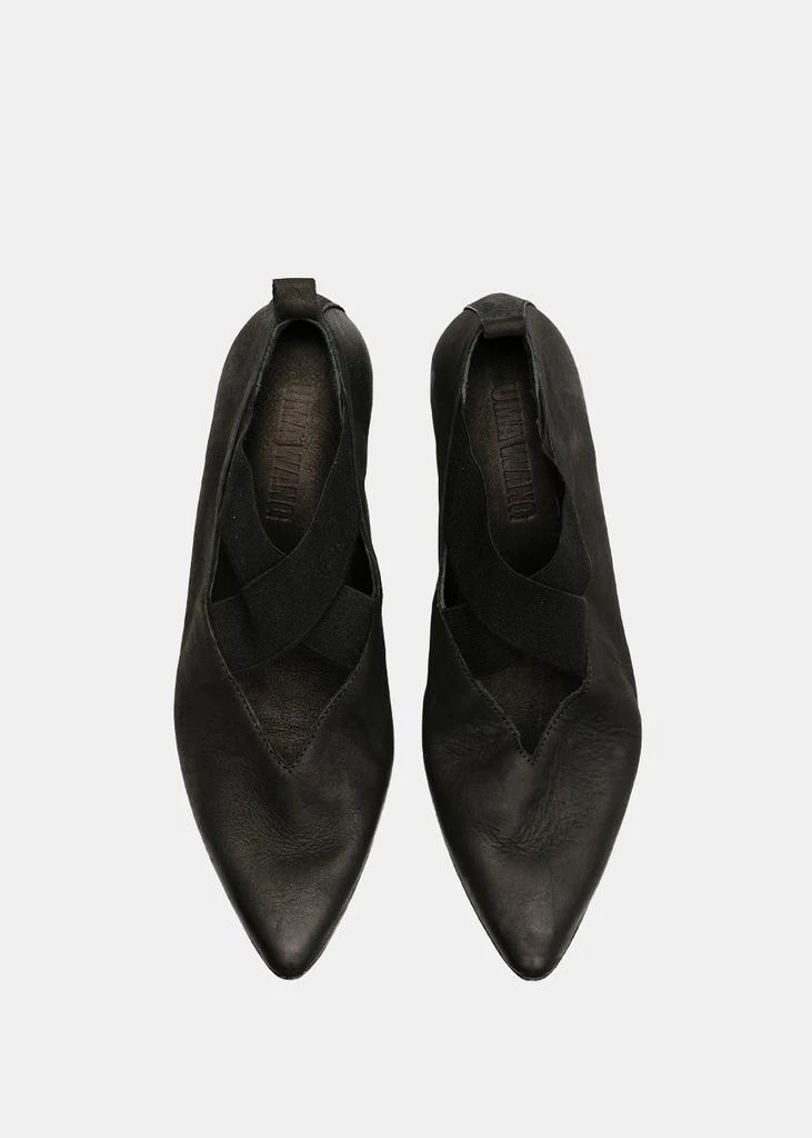 商品Uma Wang|Uma Wang Black Pointed Ballet Flats,价格¥3892,第5张图片详细描述