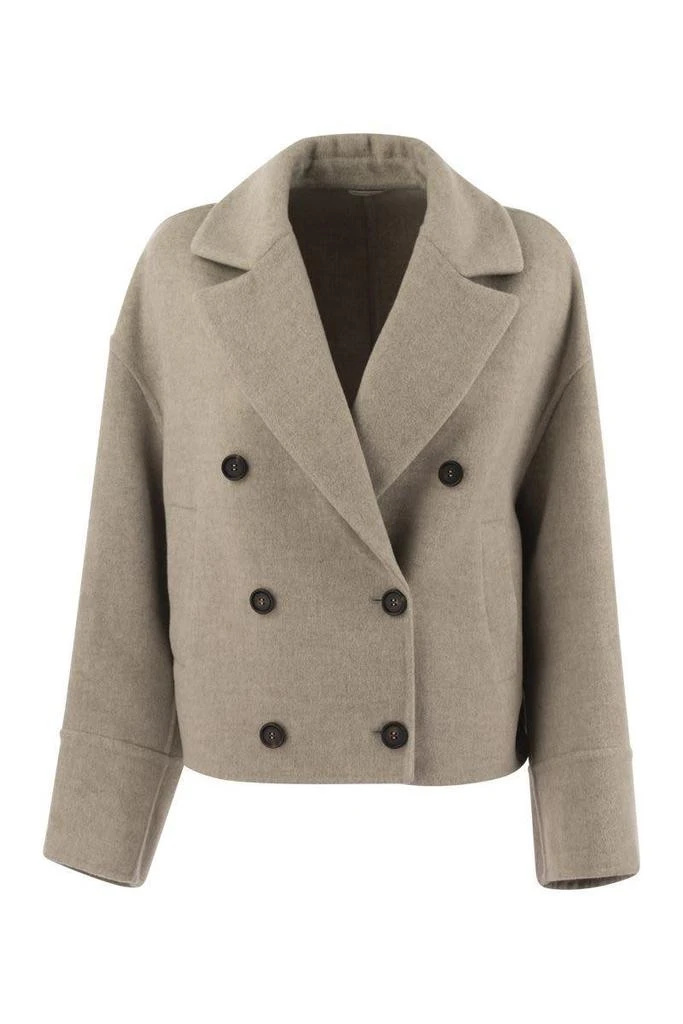 商品Brunello Cucinelli|Brunello Cucinelli Coats in Beige Freddo,价格¥22706,第1张图片