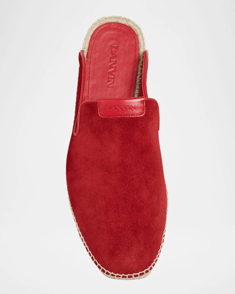 Men's Suede Espadrille Slides 商品