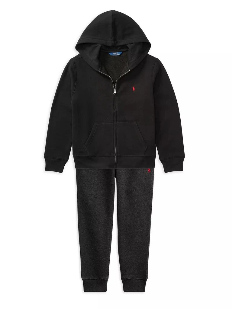 商品Ralph Lauren|Little Boy's & Boy's Seasonal Fleece Joggers,价格¥376,第2张图片详细描述