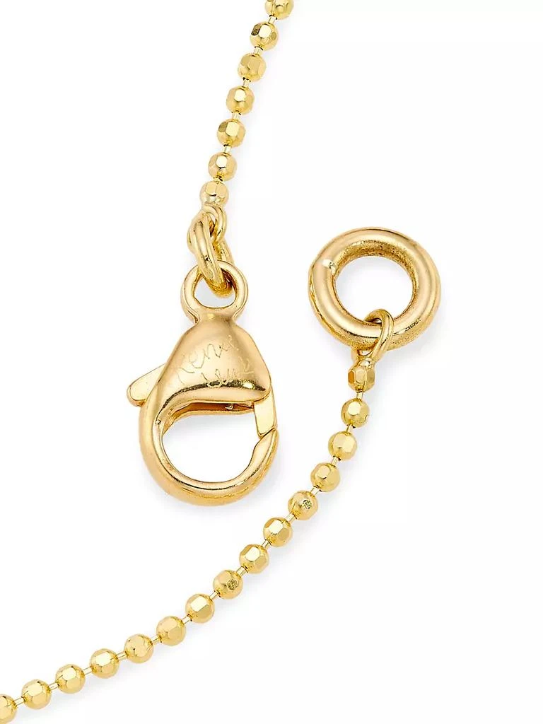 商品Renee Lewis|Two-Tone 18K Gold, Natural Pearl &amp; 1 TCW Diamond Crescent Moon Pendant Necklace,价格¥58353,第4张图片详细描述