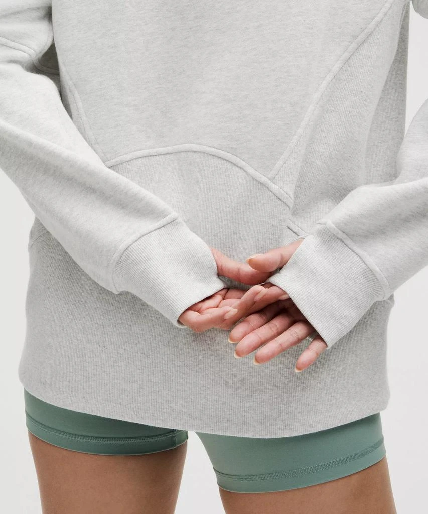 Scuba Oversized Funnel-Neck Half Zip *Long 商品