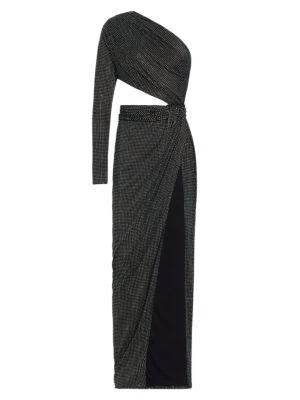 Lorinna Metallic Cut Out Slit Gown 商品