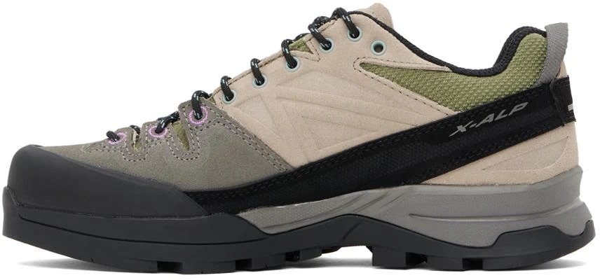 商品Salomon|灰色 & 卡其色 X-Alp Leather 运动鞋,价格¥1704,第3张图片详细描述