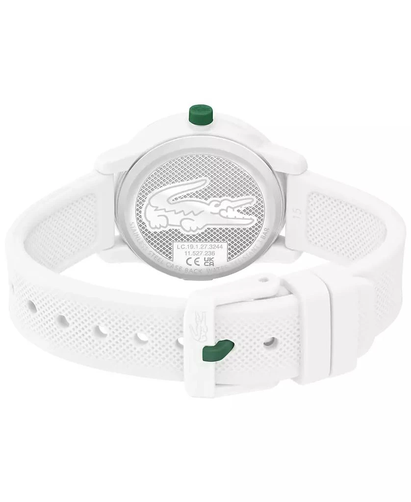 商品Lacoste|Kids L.12.12 White Silicone Strap Watch 32mm,价格¥502,第3张图片详细描述