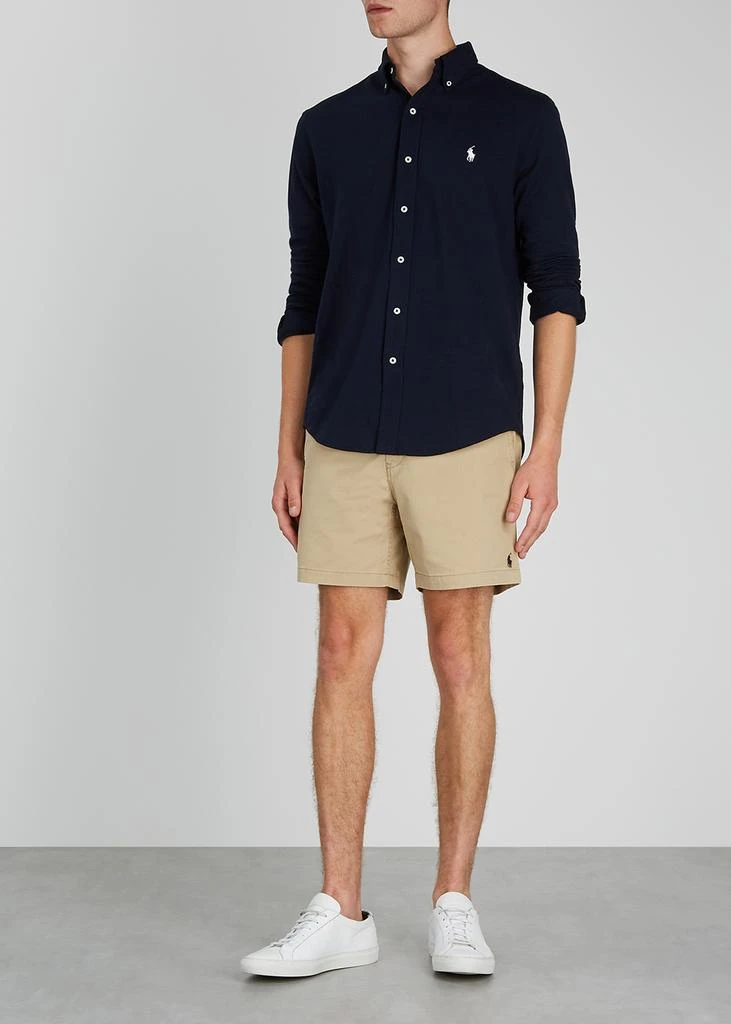 商品Ralph Lauren|Navy piqué cotton shirt,价格¥1331,第4张图片详细描述