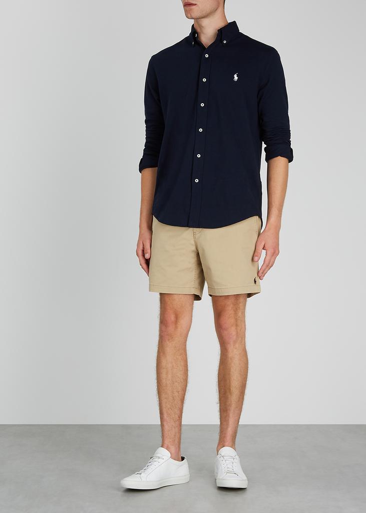 商品Ralph Lauren|Navy piqué cotton shirt,价格¥1021,第6张图片详细描述