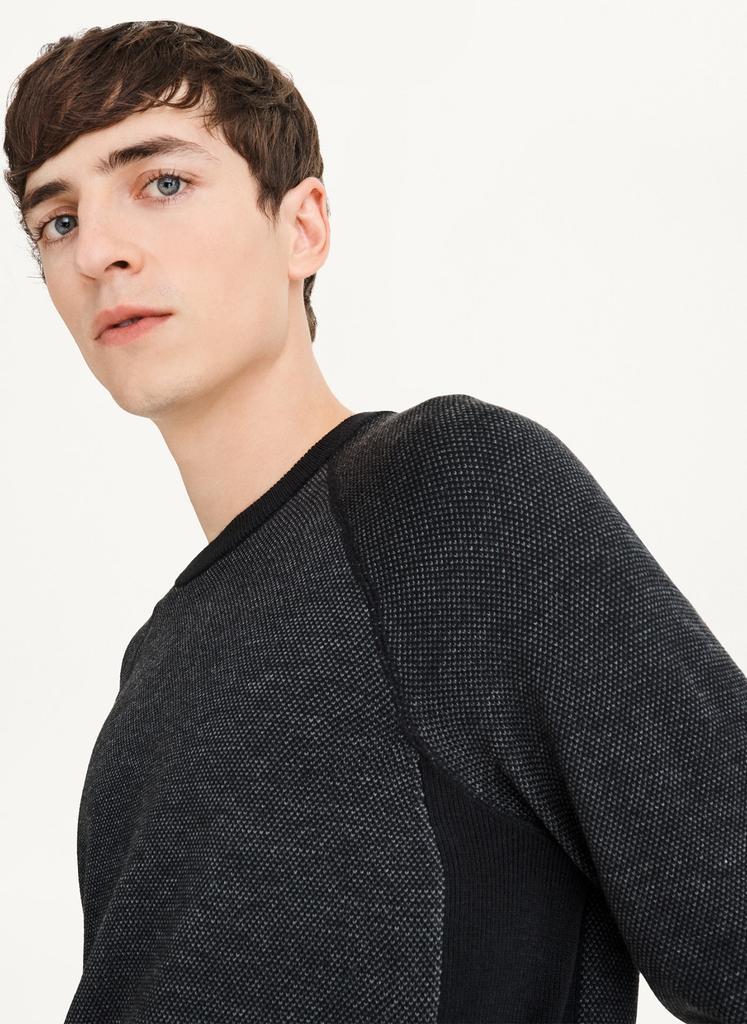 商品DKNY|Birdseye Raglan Sleeve Sweater,价格¥217-¥336,第6张图片详细描述