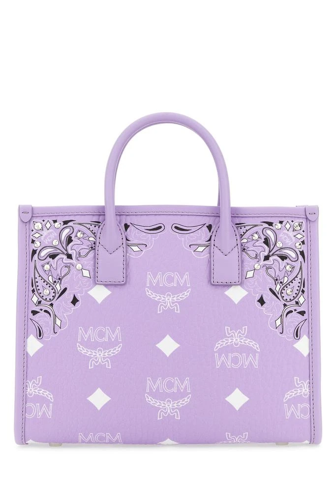 商品MCM|Lilac canvas small München handbag,价格¥7125,第2张图片详细描述